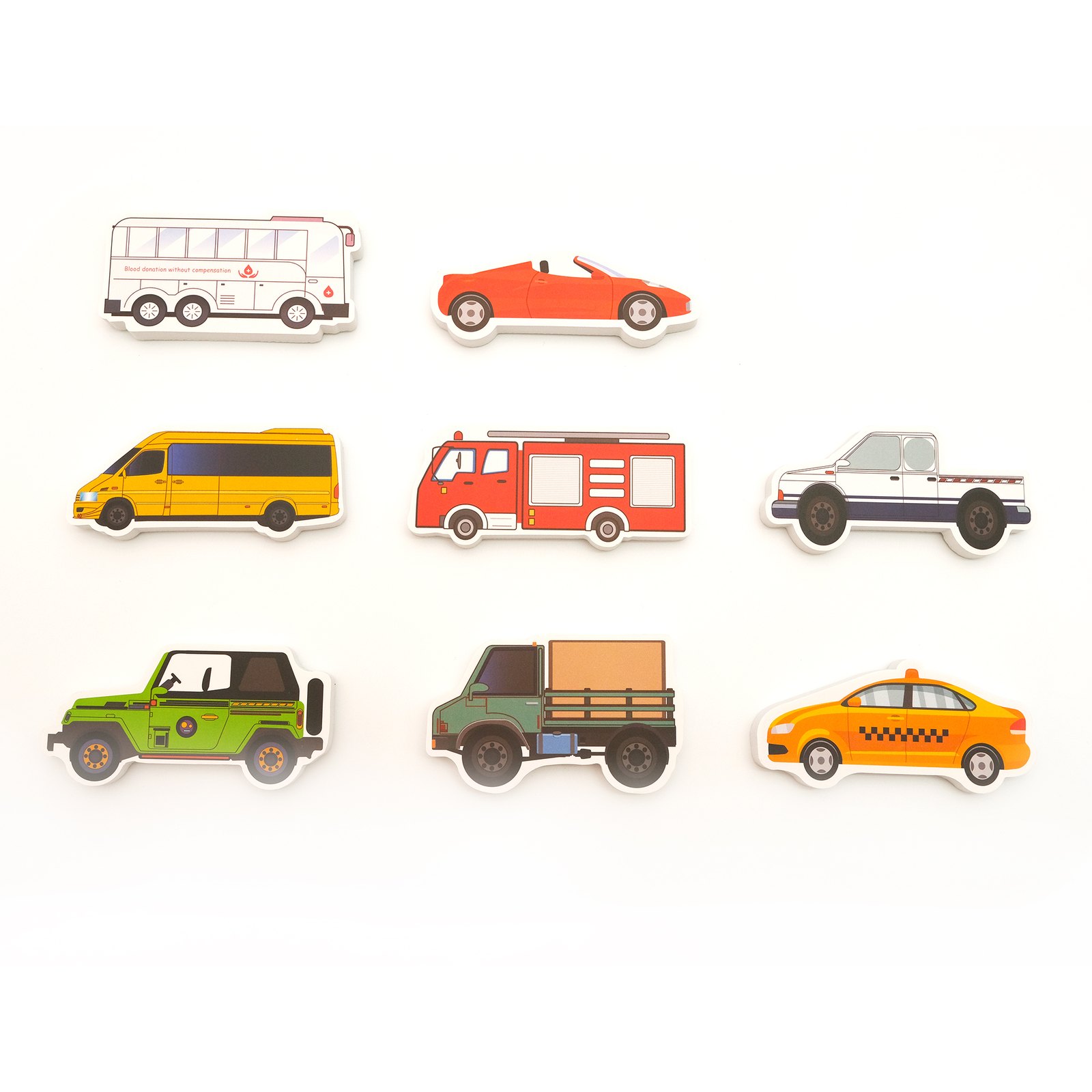 EVA Bath Toys — Busy City Traffic Set 3