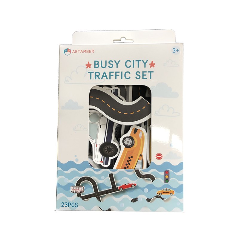 EVA Bath Toys — Busy City Traffic Set 4