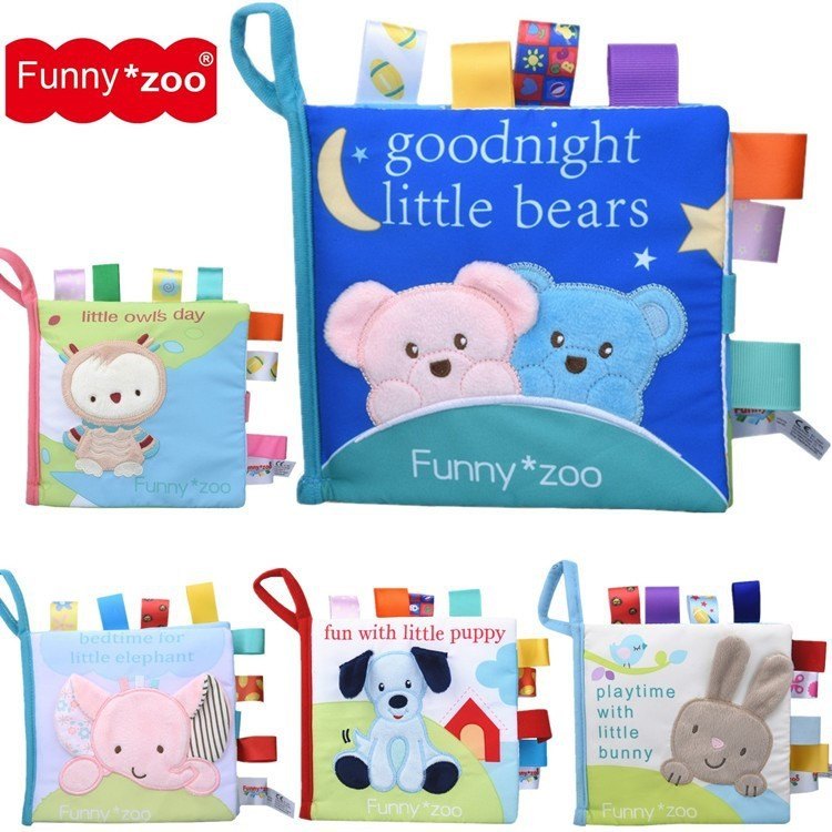 Baby Cloth Books — Funny Zoo Series 4