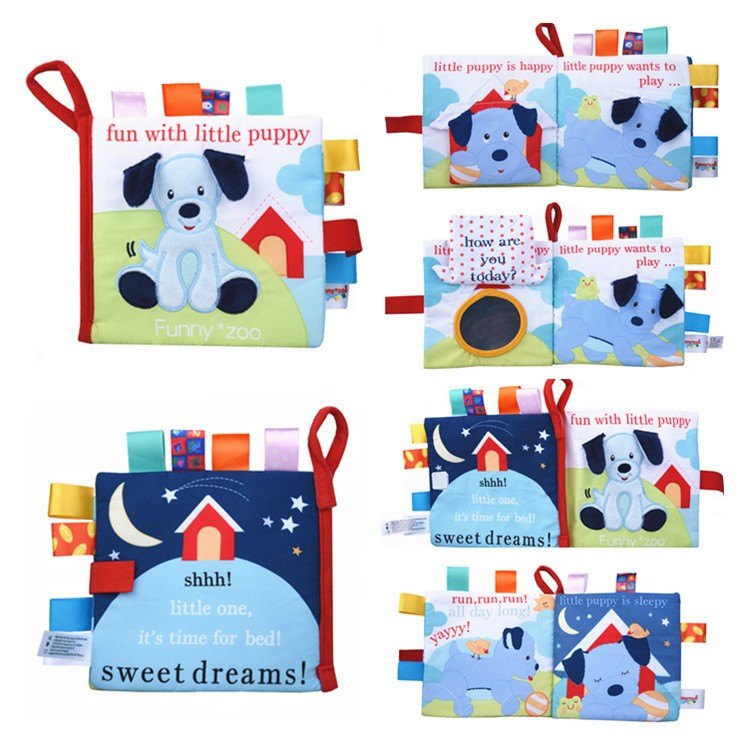 Baby Cloth Books — Funny Zoo Series 5