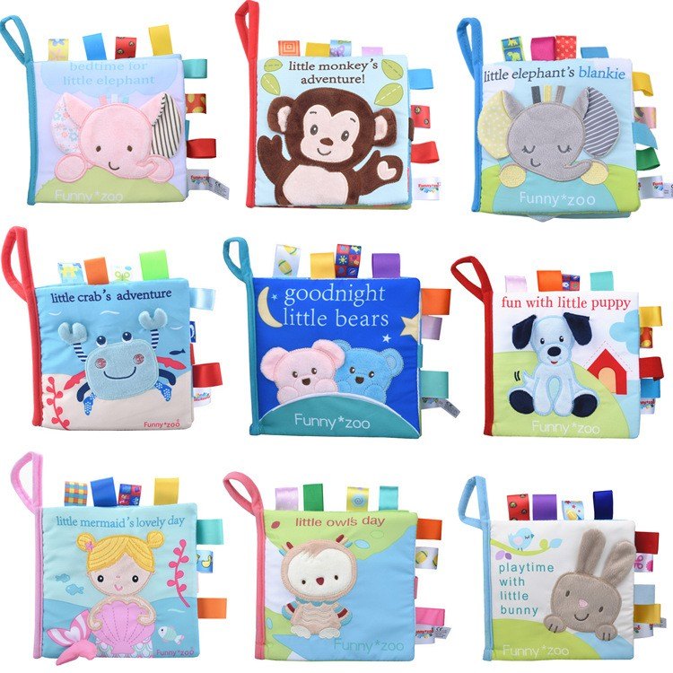 Baby Cloth Books — Funny Zoo Series