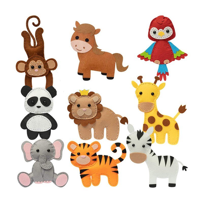 Felt Animal Sewing Craft Kit 9