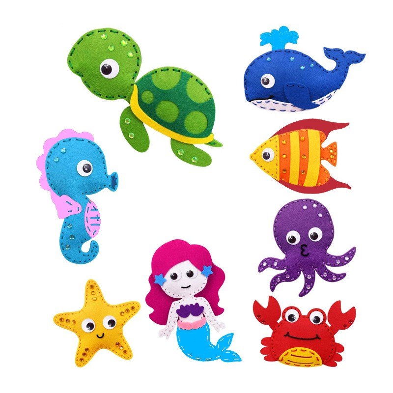 Felt Animal Sewing Craft Kit 10