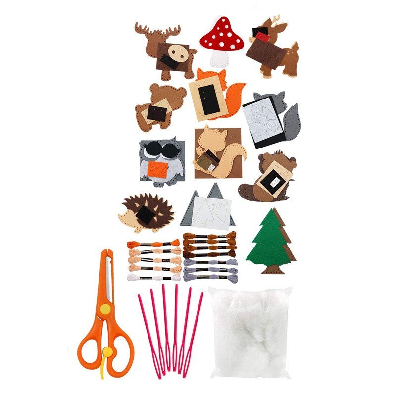 Felt Animal Sewing Craft Kit 12
