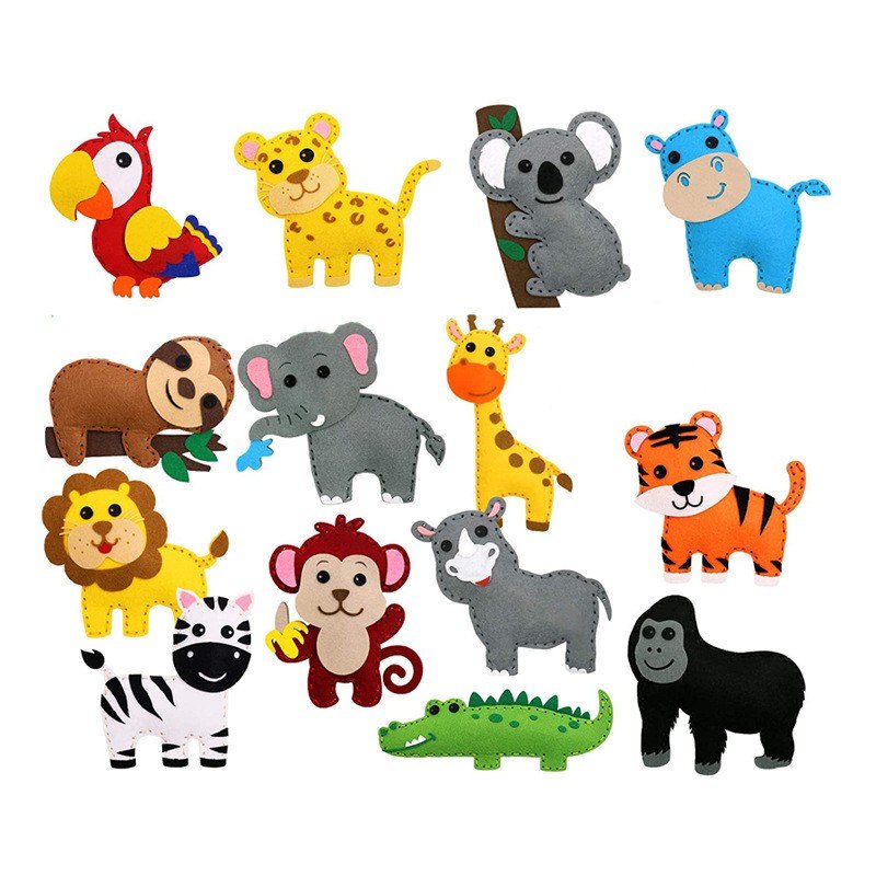 Felt Animal Sewing Craft Kit