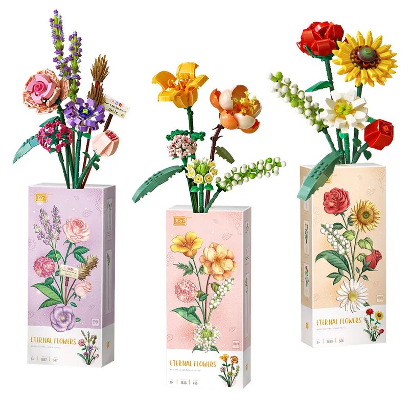 Flower Bouquet Building Set