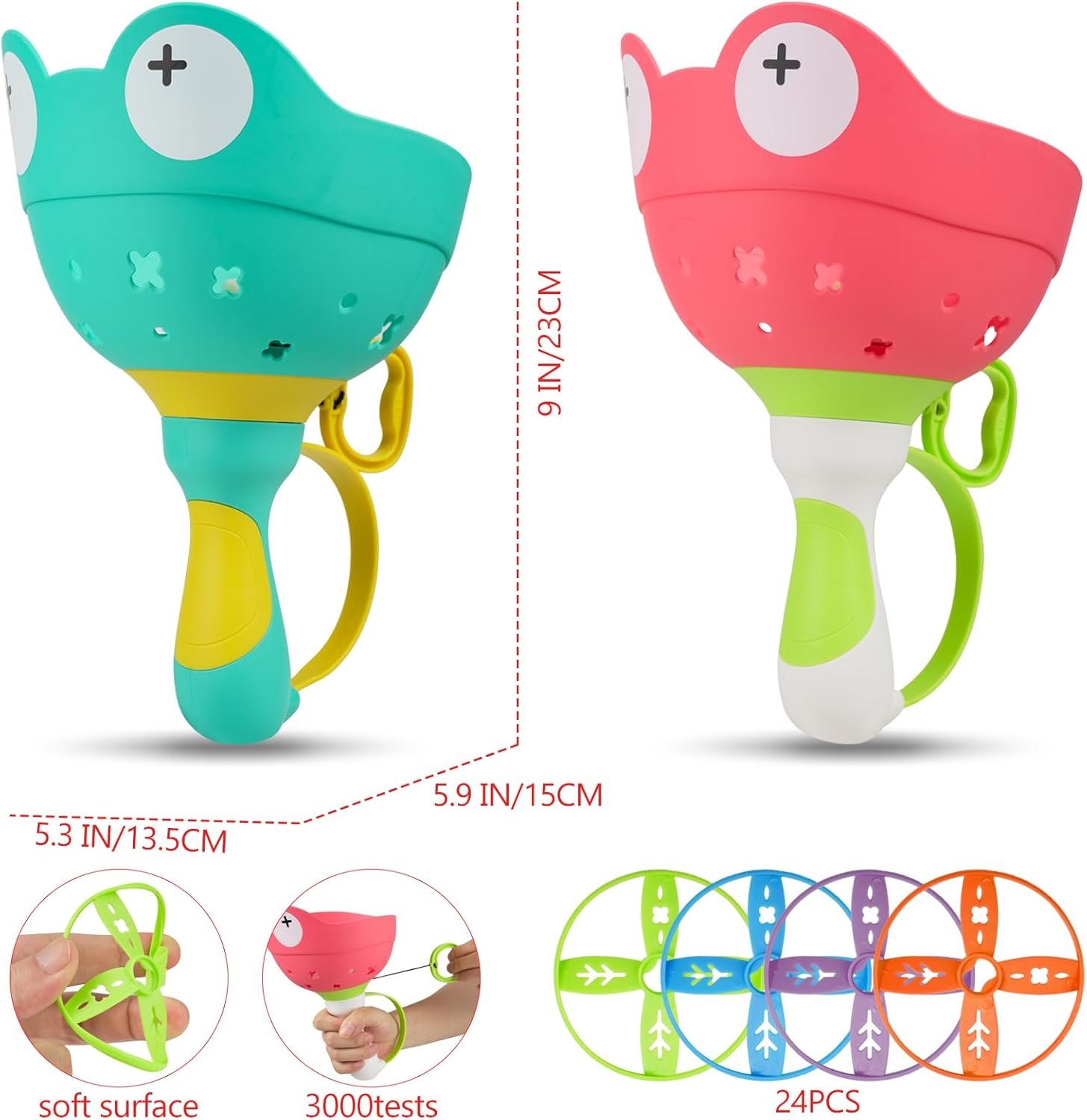 Hand-Pull Flying Disc Launcher 3