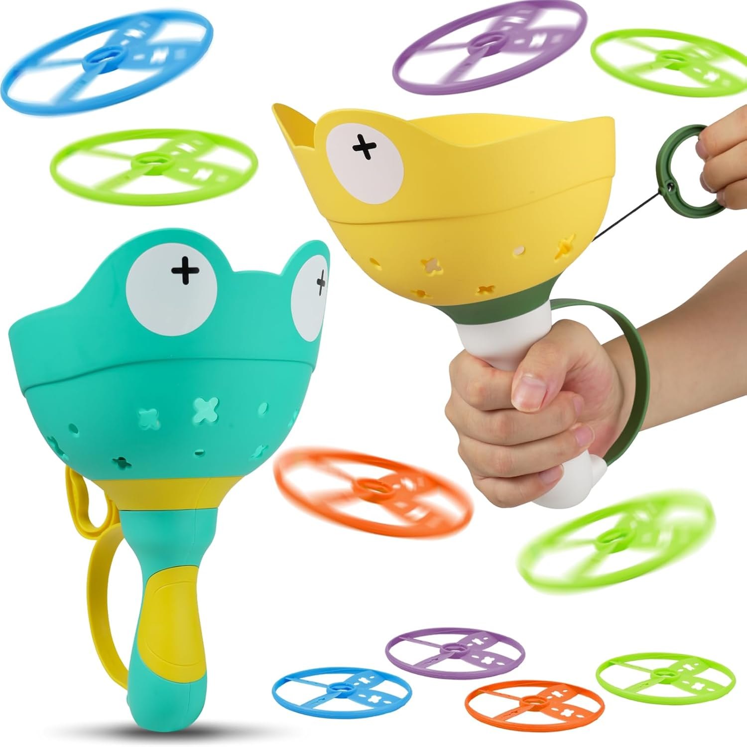 Hand-Pull Flying Disc Launcher 4