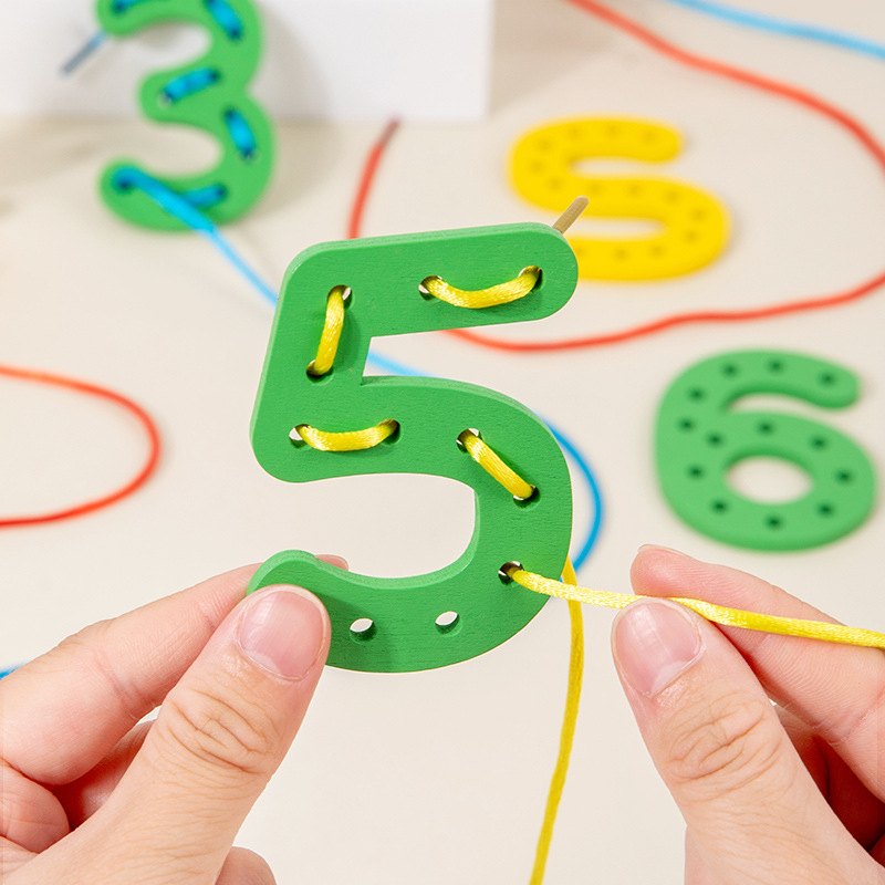 Lacing Letters & Numbers Rope Set 2