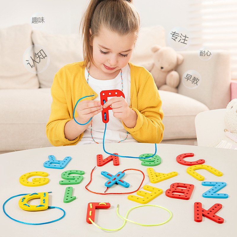 Lacing Letters & Numbers Rope Set 5