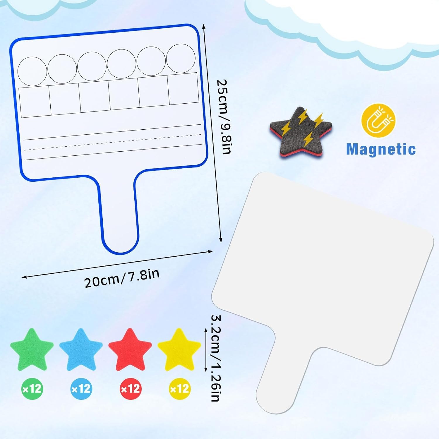 Magnetic Dry Erase Answer Boards 2