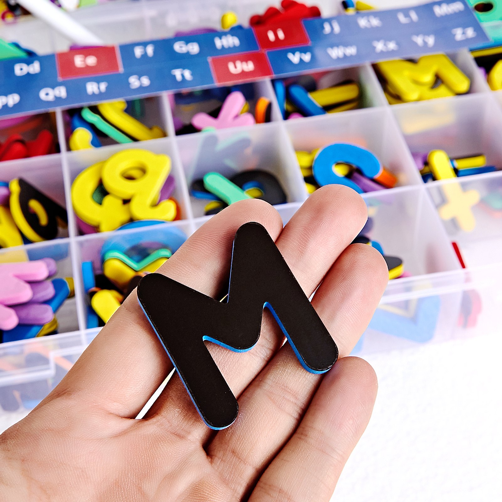 Magnetic Letter Kit with Storage Box 4