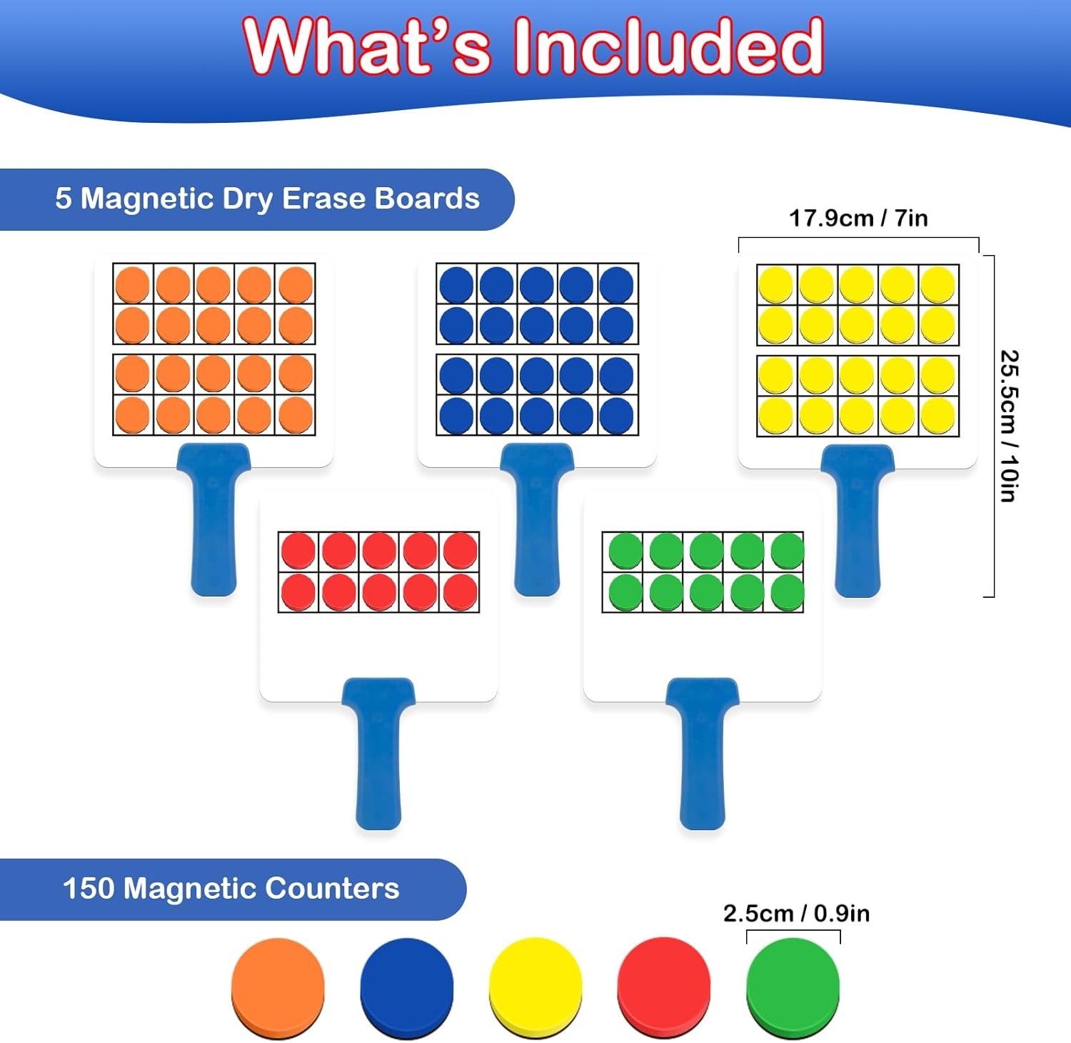 Magnetic Ten-Frame Set 3