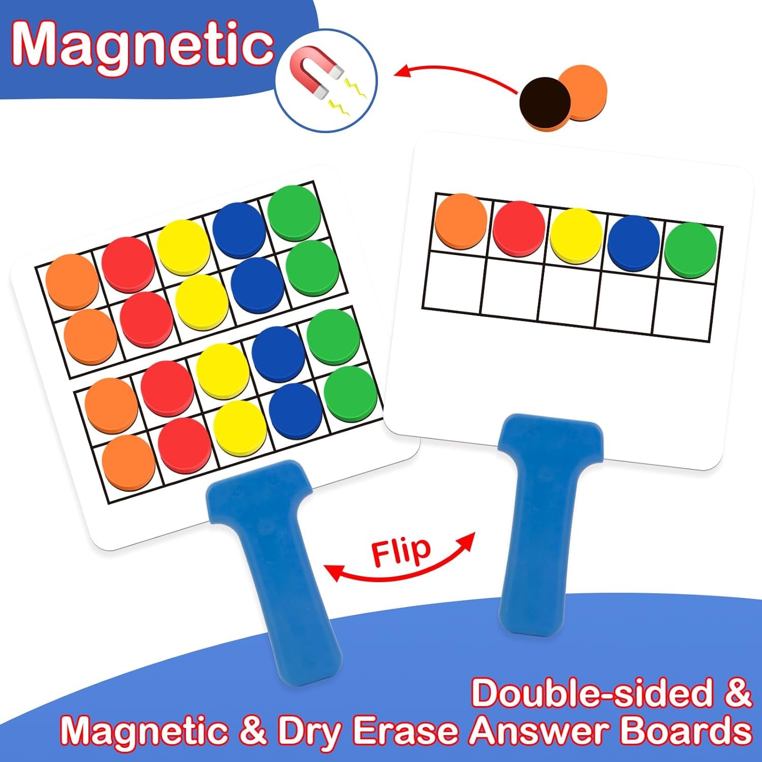 Magnetic Ten-Frame Set 5