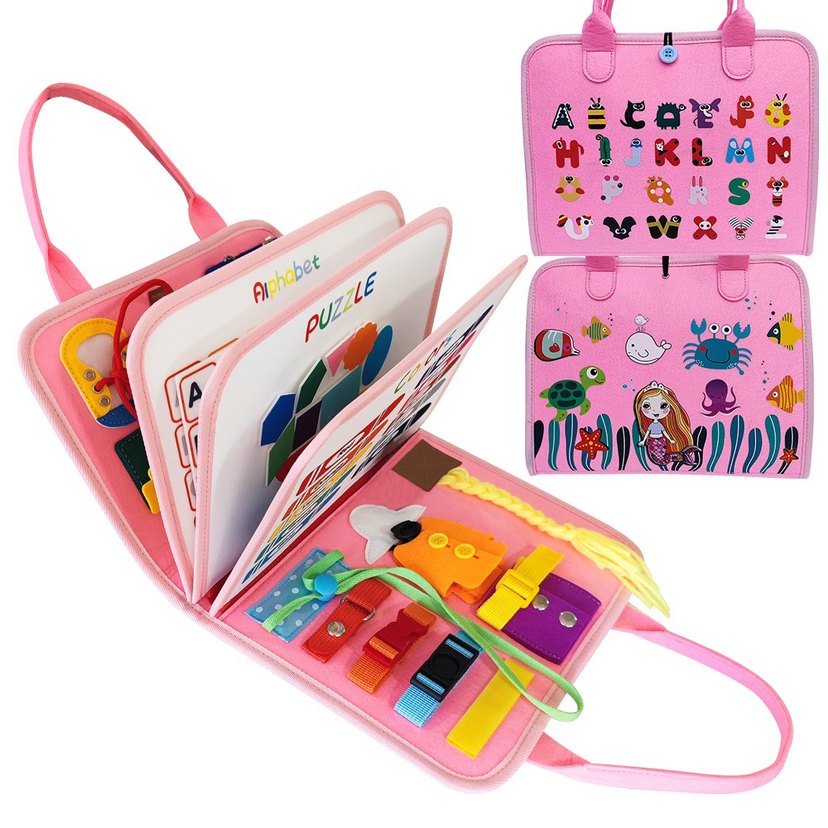 25-in-1 Montessori Busy Board 2