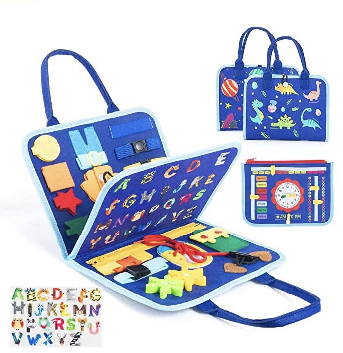 25-in-1 Montessori Busy Board 4