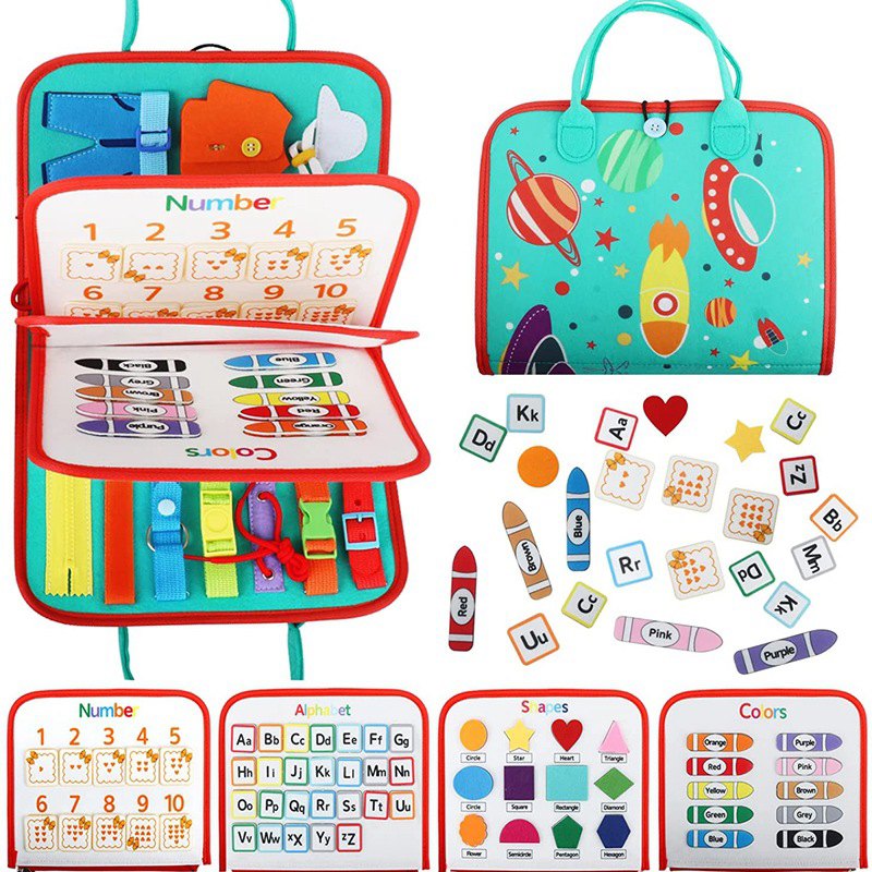 25-in-1 Montessori Busy Board 6