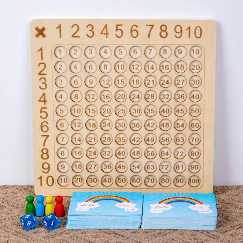 Wooden Multiplication & Hundred Board