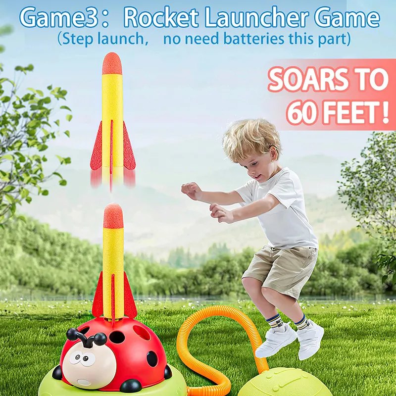 3-in-1 Musical Jump & Rocket Launcher 6