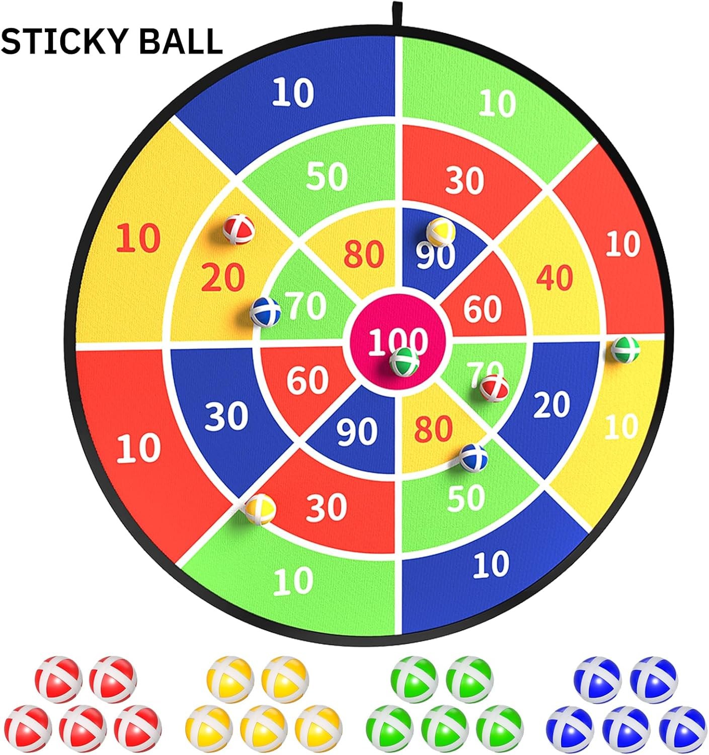 Double-Sided Safety Dart Board Set 5