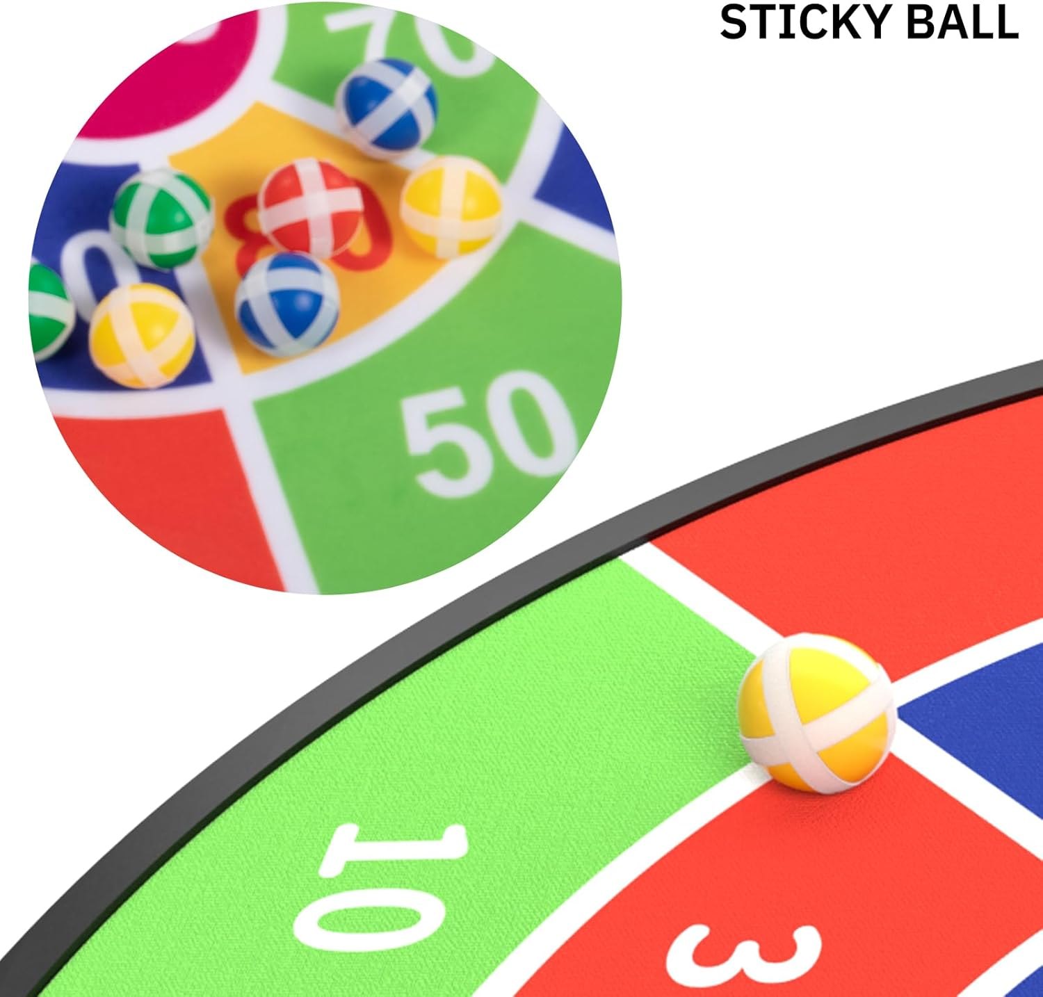 Double-Sided Safety Dart Board Set 7