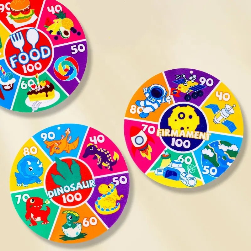 Double-Sided Safety Dart Board Set 10