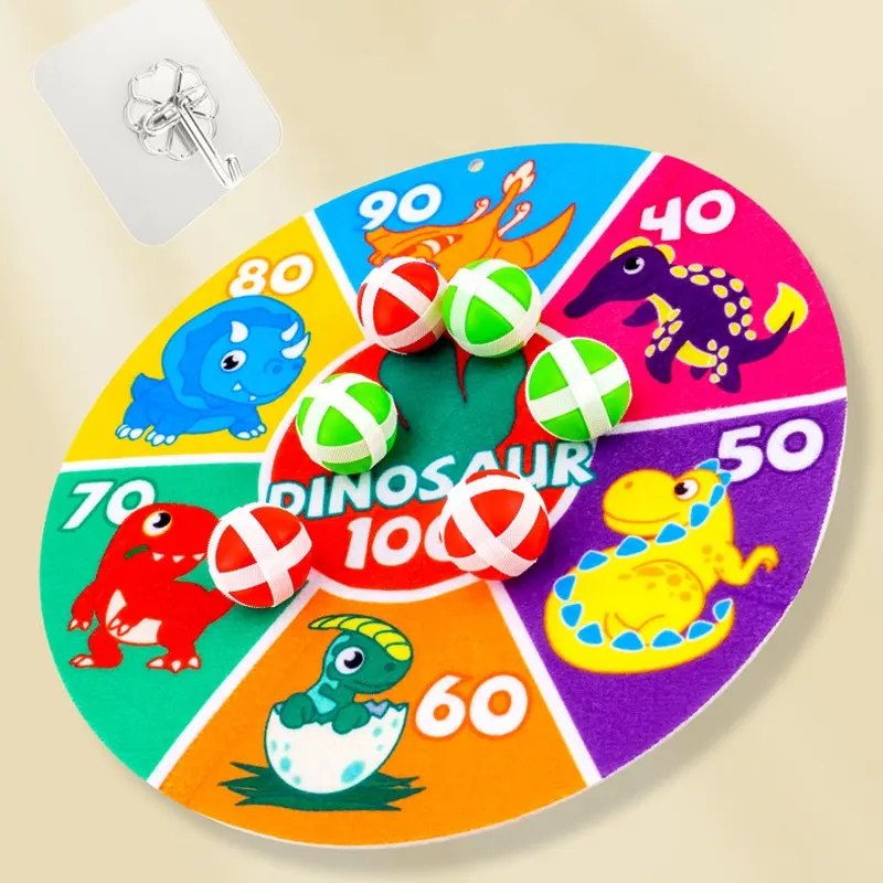 Double-Sided Safety Dart Board Set 12