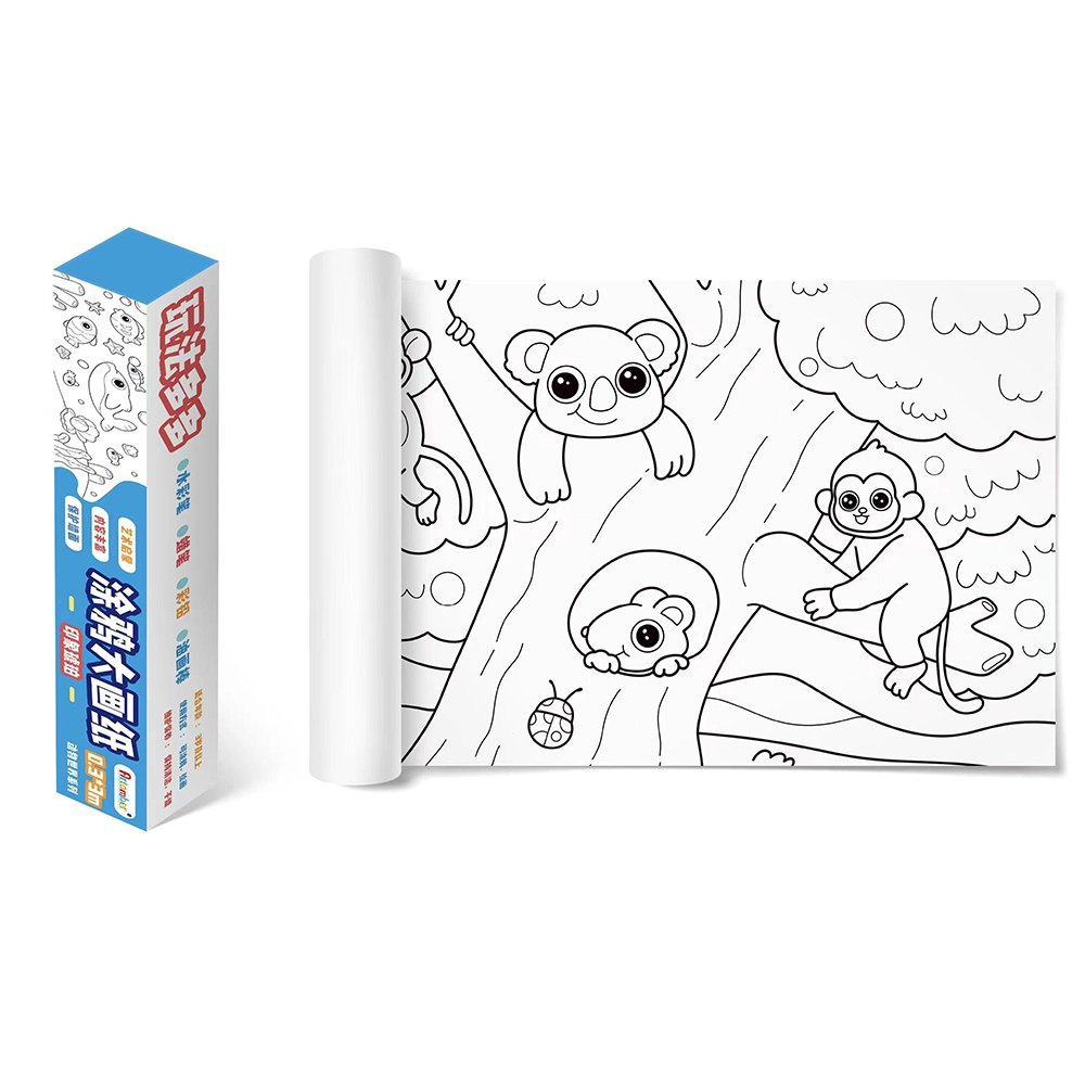 Sticky Colouring Paper Roll 4