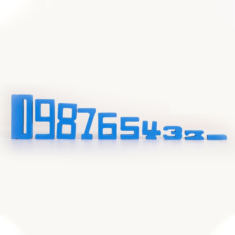 Transparent Stacking Number Blocks 3
