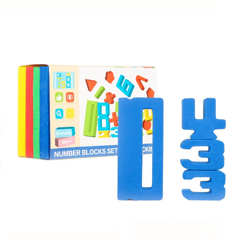 Transparent Stacking Number Blocks 6
