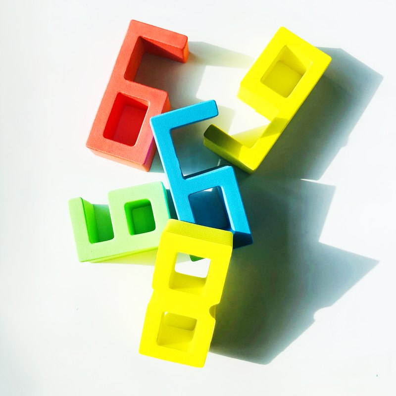 Transparent Stacking Number Blocks