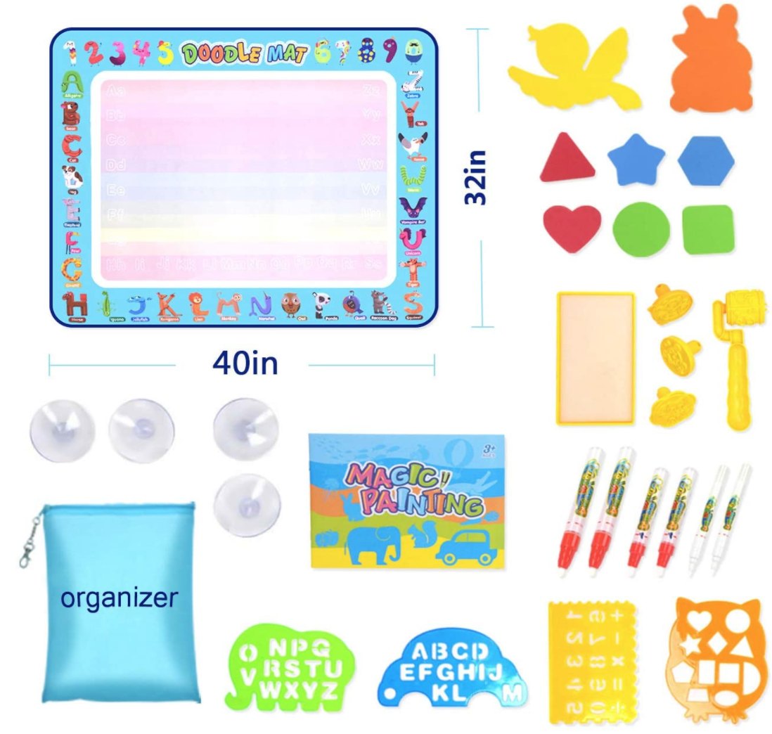 Large Water Doodle Mat 2