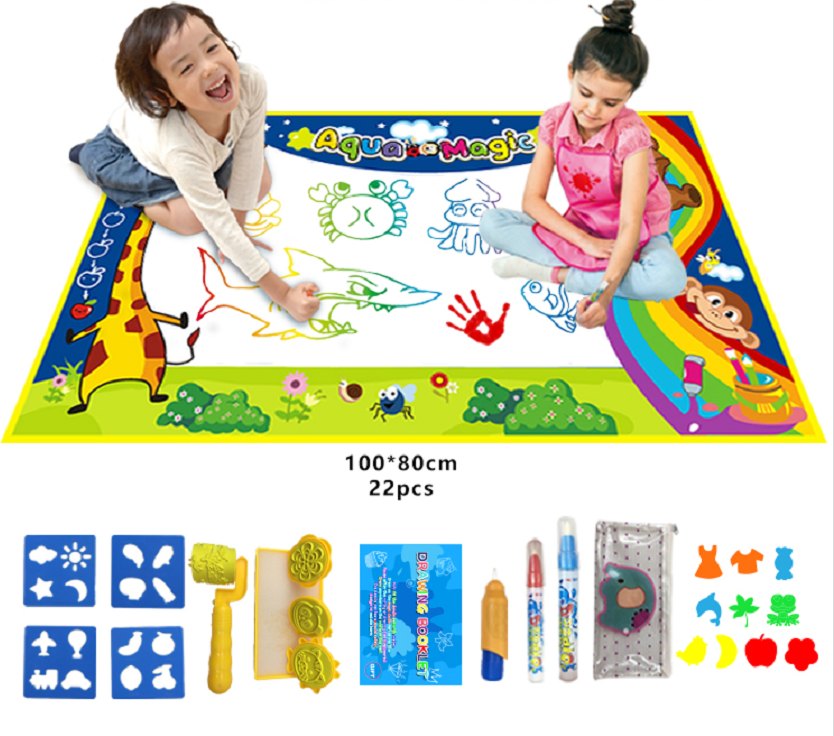 Large Water Doodle Mat 3
