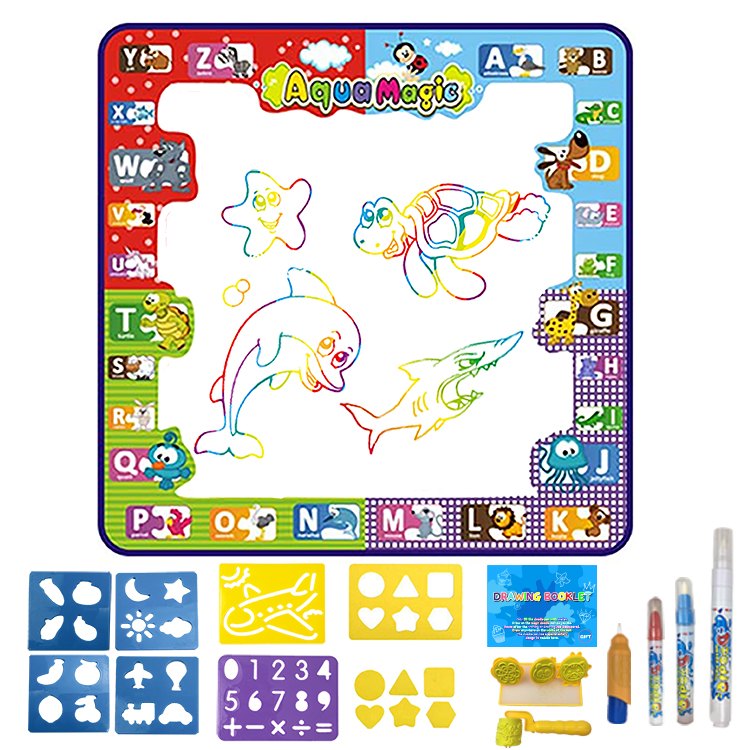 Large Water Doodle Mat