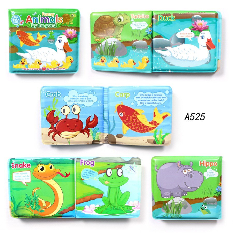 Waterproof Baby Bath Books 7